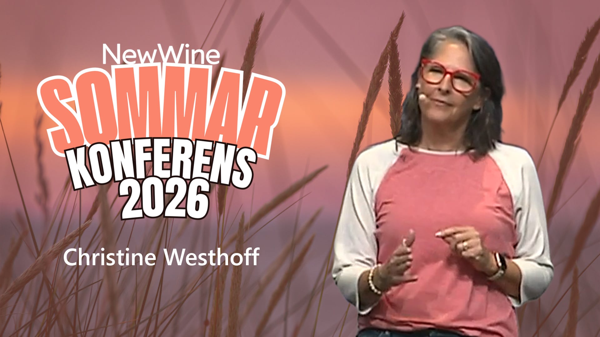Bibelstudium med Christine Westhoff | Lördag 27 juni | New Wine sommarkonferens