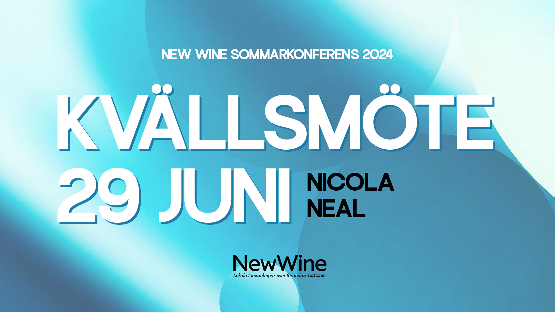 Kvällsmöte 29 juni - Nicola Neal | New Wine 2024