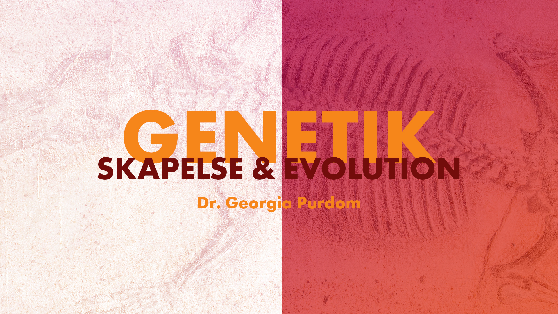 Genetik, skapelse och evolution | Genesis Årskonferens 2022