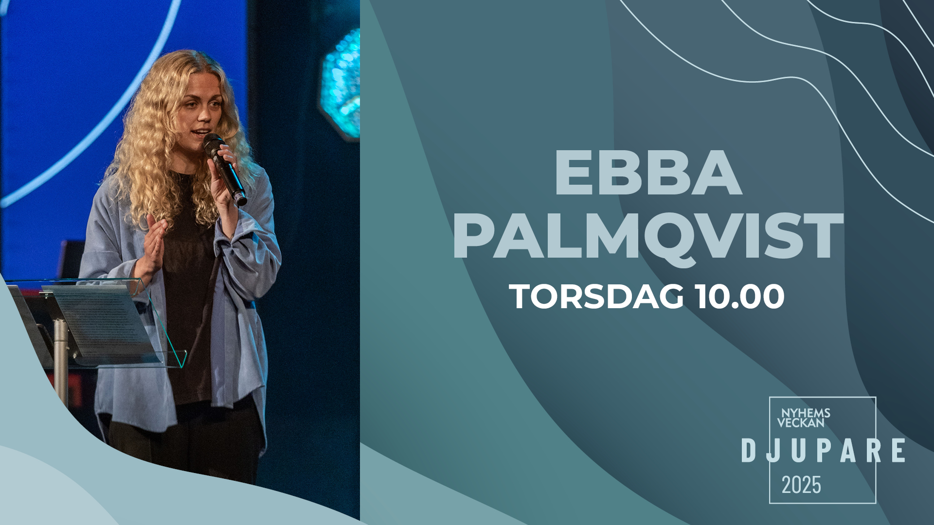 Ebba Palmqvist | Förmiddagsmöte 19 juni | Nyhemsveckan