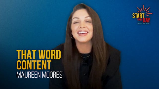 That Word Content with Maureen Moores 