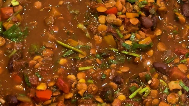 Lentil Chili | 1PL8 with Chef Rich