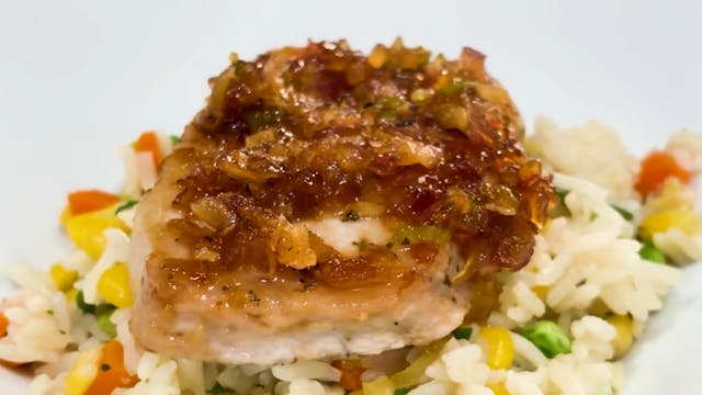 Honey Garlic Pork Chop | 1 PL8 with C...