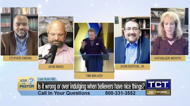 "Is it wrong or over indulging when believers have nice things" | Ask the Pastor
