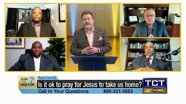 Is it okay to pray for Jesus to take ...