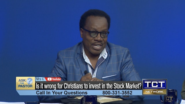 "Is it wrong for Christians to invest in the Stock Market?" | Ask the Pastor