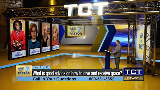 "What is good advice on how to give and receive grace?" | Ask the Pastor