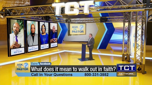 What does it mean to walk out in faith?