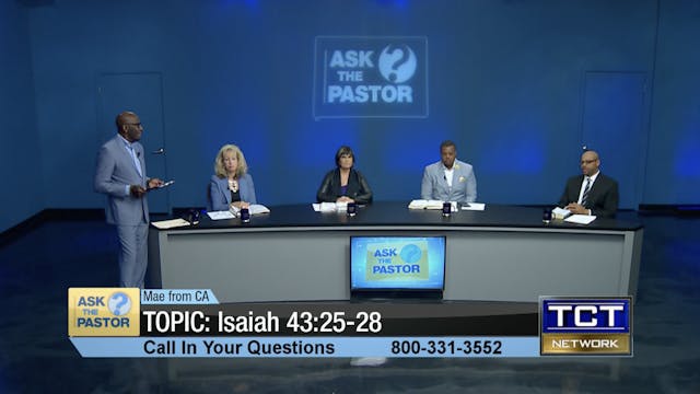 TOPIC: Isaiah 43:25-28 | Ask the Pastor