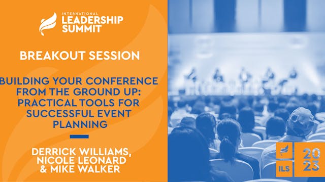 ILS 2023 - Breakout Session - Building Your Conference From The Ground Up