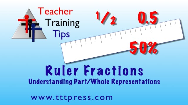 Ruler Fractions: Making Part/Whole Connections