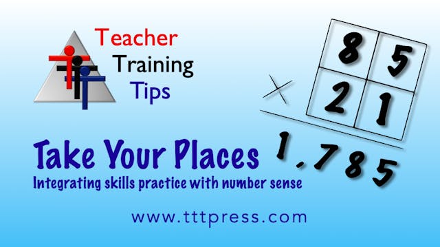 Take Your Places: Skills Practice & Number Sense