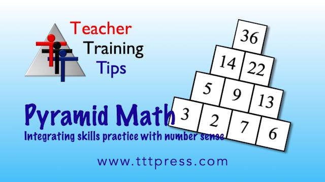 Pyramid Math: Skills Practice and Number Sense