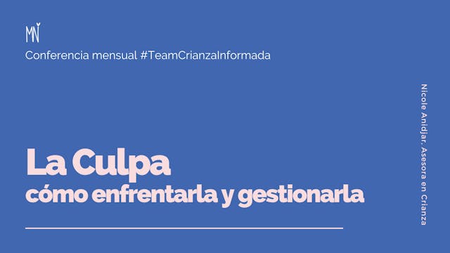 La Culpa y cómo gestionarla