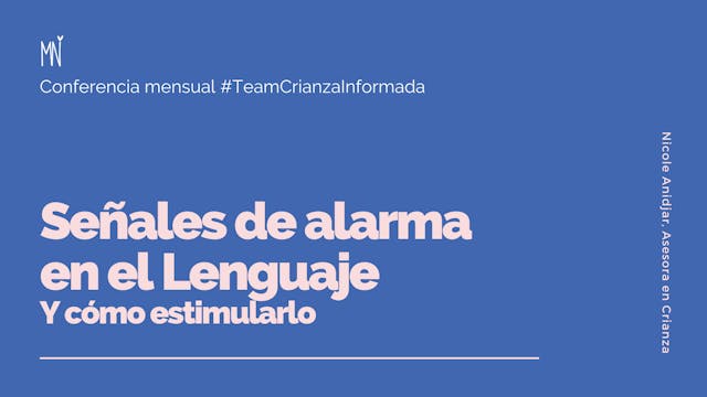 Señales de alarma en el Lenguaje y có...