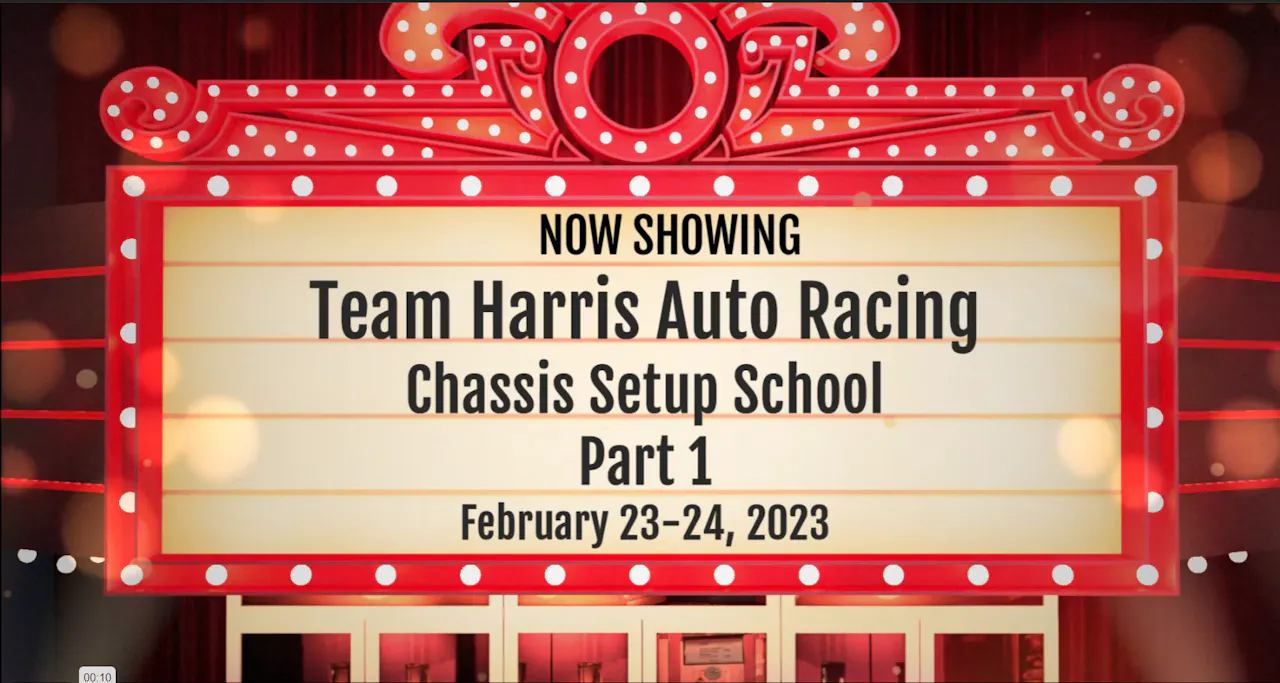 Chassis School Part 1 - Team Harris Auto Racing Chassis School - Team ...