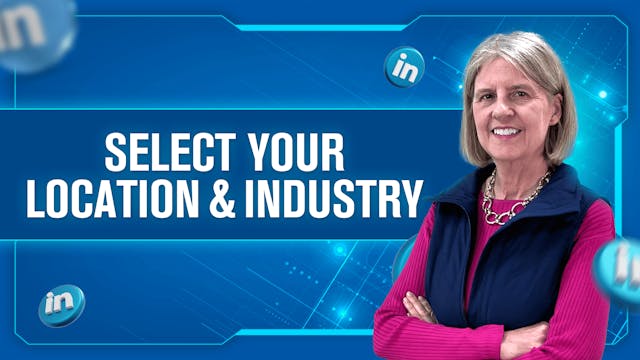 Select Your Location and Industry