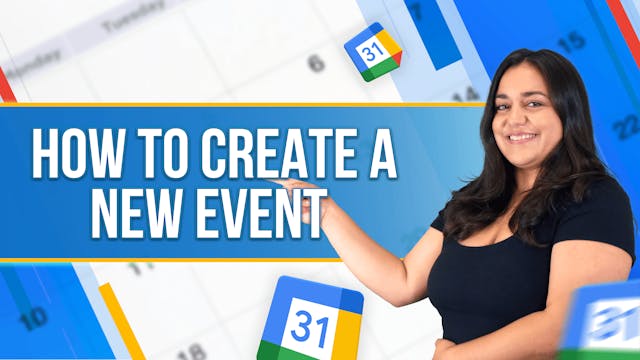 How to create a new event 