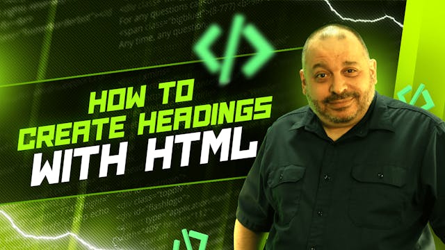 How to Create Headings with HTML