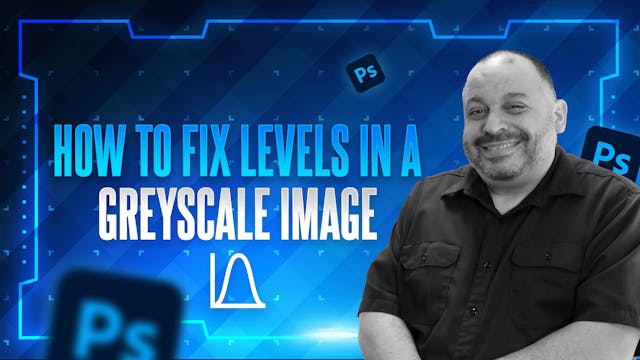 How to fix levels in a greyscale image