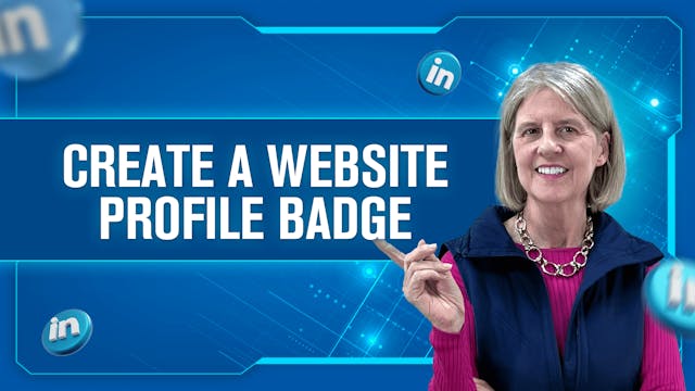 Create a Website Profile Badge