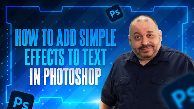 How to Add Simple Effects to Text in Photoshop