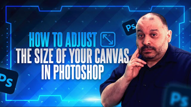 How to Adjust the Size of your Canvas in Photoshop