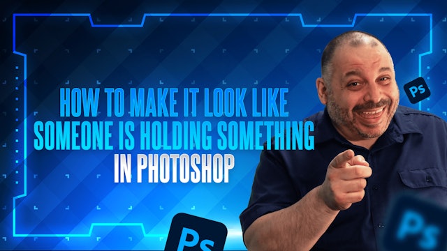 How to Make it Look Like Someone is Holding Something in Photoshop