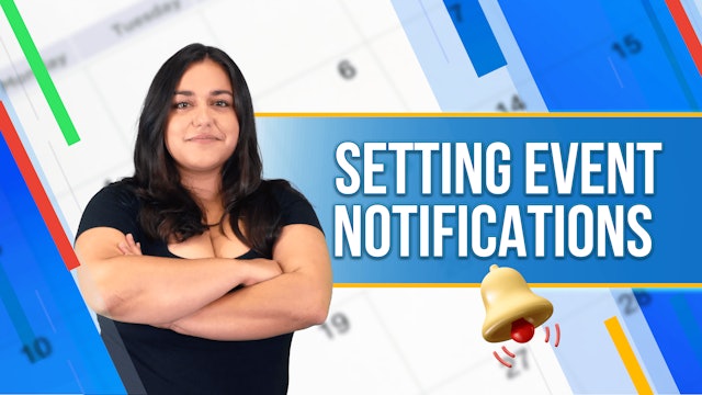 Setting event notifications 