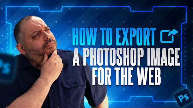 How to Export a Photoshop Image for t...