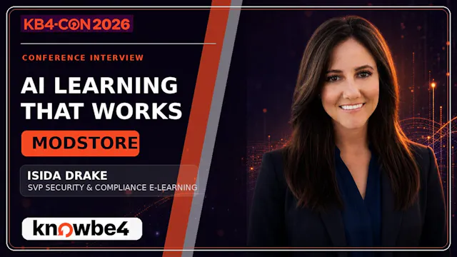 Isida Drake on AI Learning, KnowBe4 S...