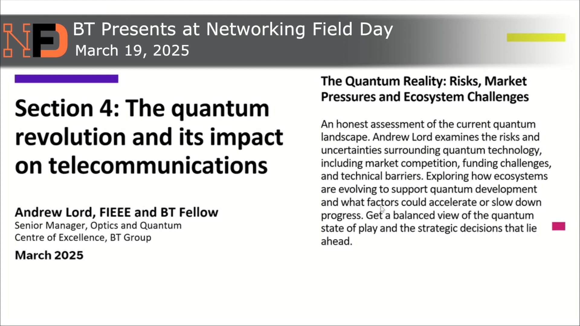 The Quantum Reality: Risks, Market Pressures, and Ecosystem Challenges