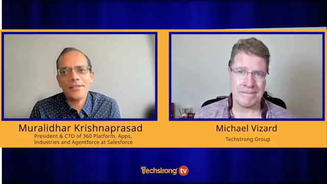 Salesforce’s Muralidhar Krishnaprasad...