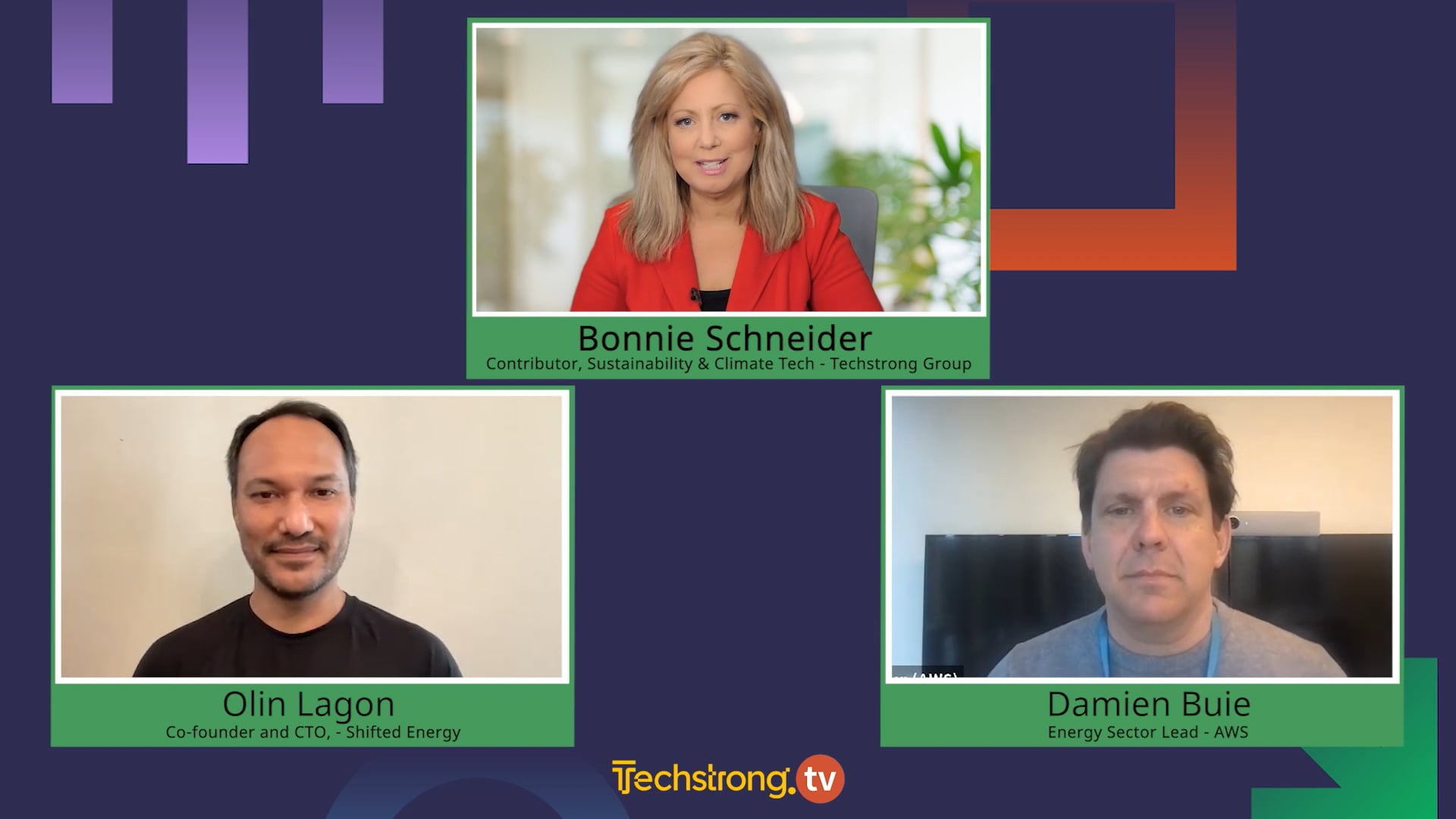 Addressing the Climate Crisis - Olin Lagon and Damien Buie, Shifted Energy and AWS