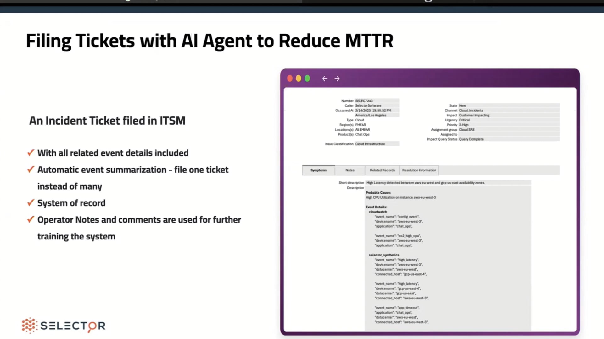 Selector AI RCA AI Agents: Closing the Loop on Automated Remediation