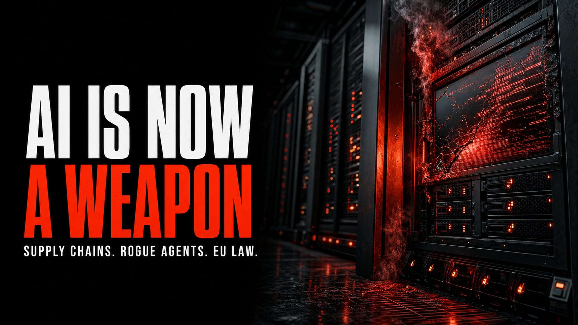 AI Is Now a Weapon: Supply-Chain Attacks, Rogue Agents and the EU AI Act Crackdown
