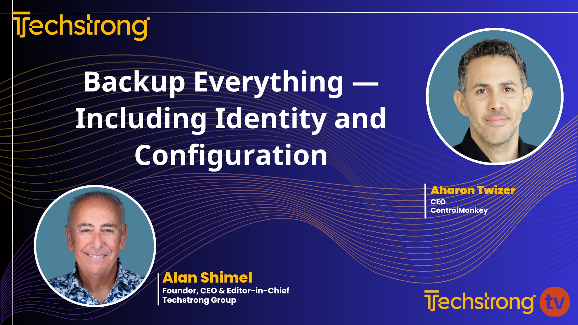 Backup Everything — Including Identity and Configuration