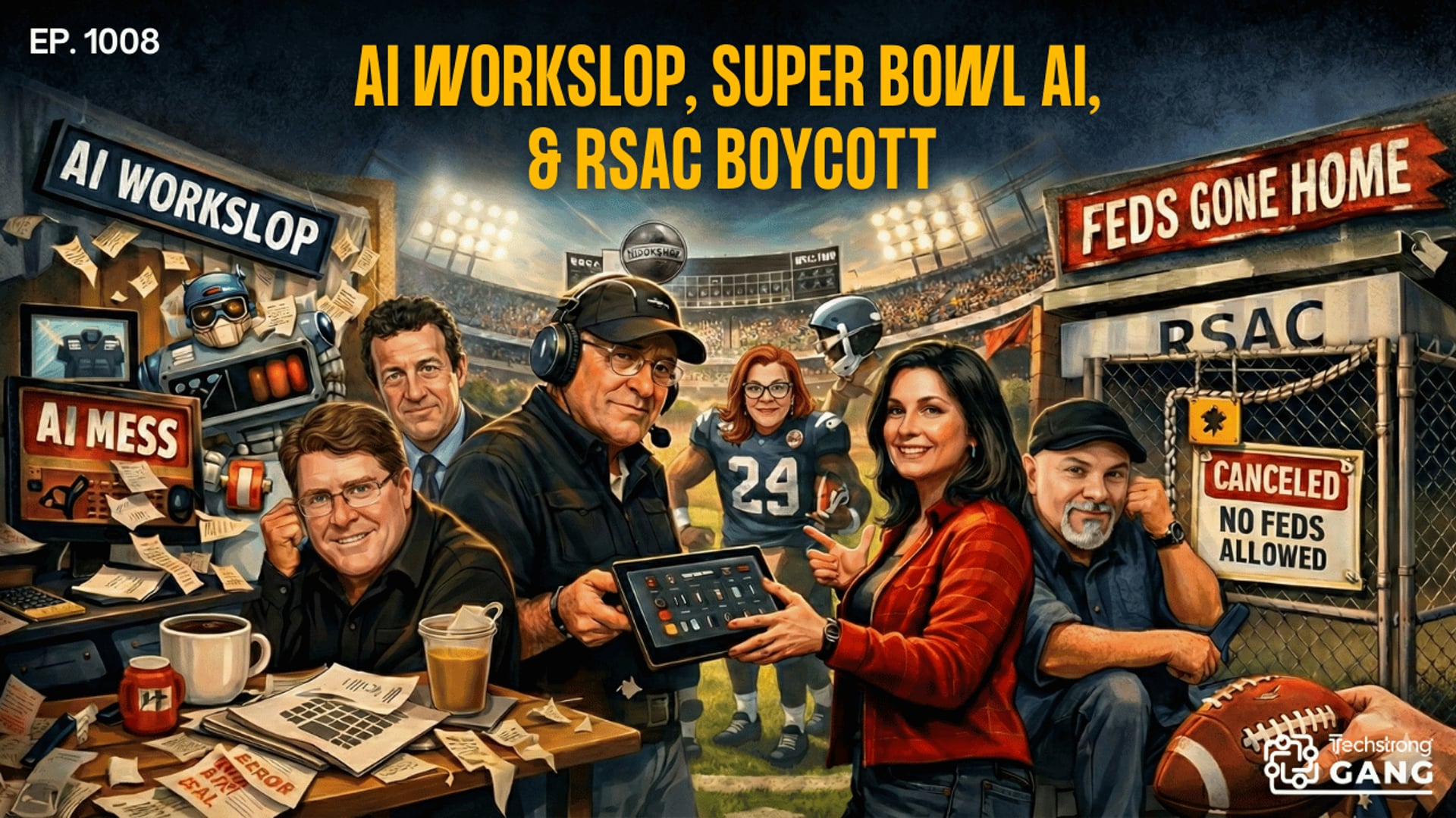 AI Workslop at Work, Super Bowl AI, and a Federal No-Show at RSAC | TSG Ep. 1008