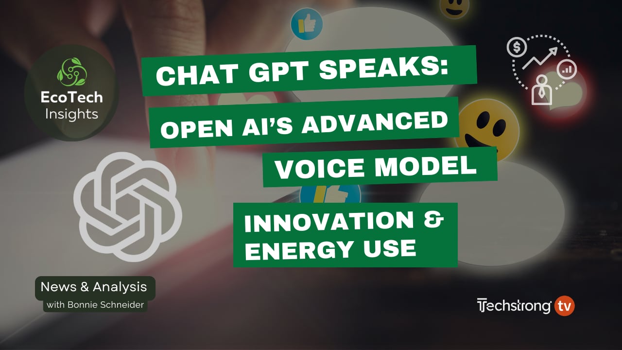 CHATGPT SPEAKS: OpenAI’s Advanced Voice Model Innovation & Energy Use | EcoTech Insights
