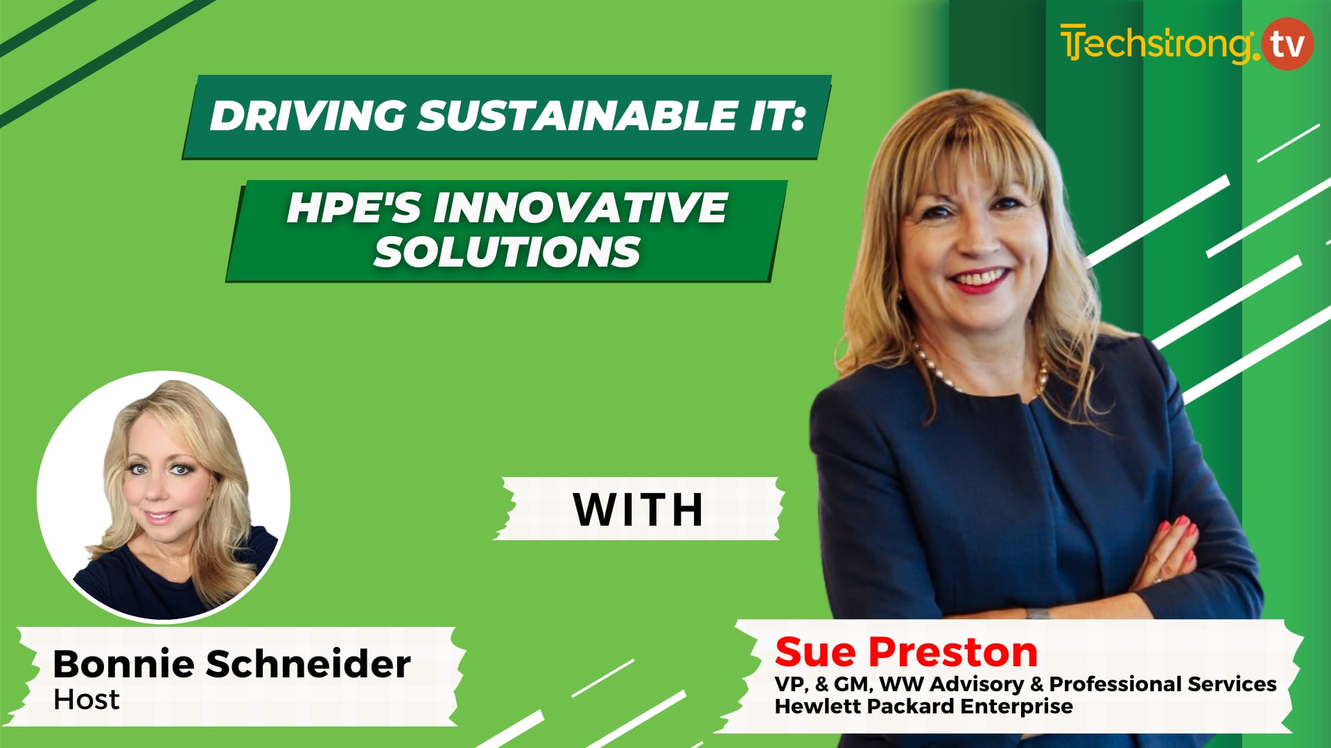 Driving Sustainable IT: HPE's Innovative Solutions - Sue Preston, Hewlett Packard Enterprise