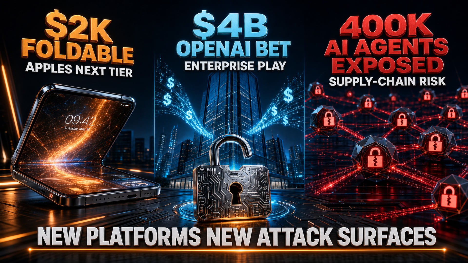 Apple’s Foldable Bet, OpenAI’s Enterprise Push and AI Agent Risks