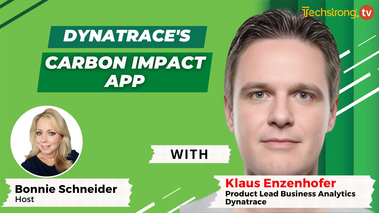 Dynatrace's Carbon Impact App with Klaus Enzenhofer