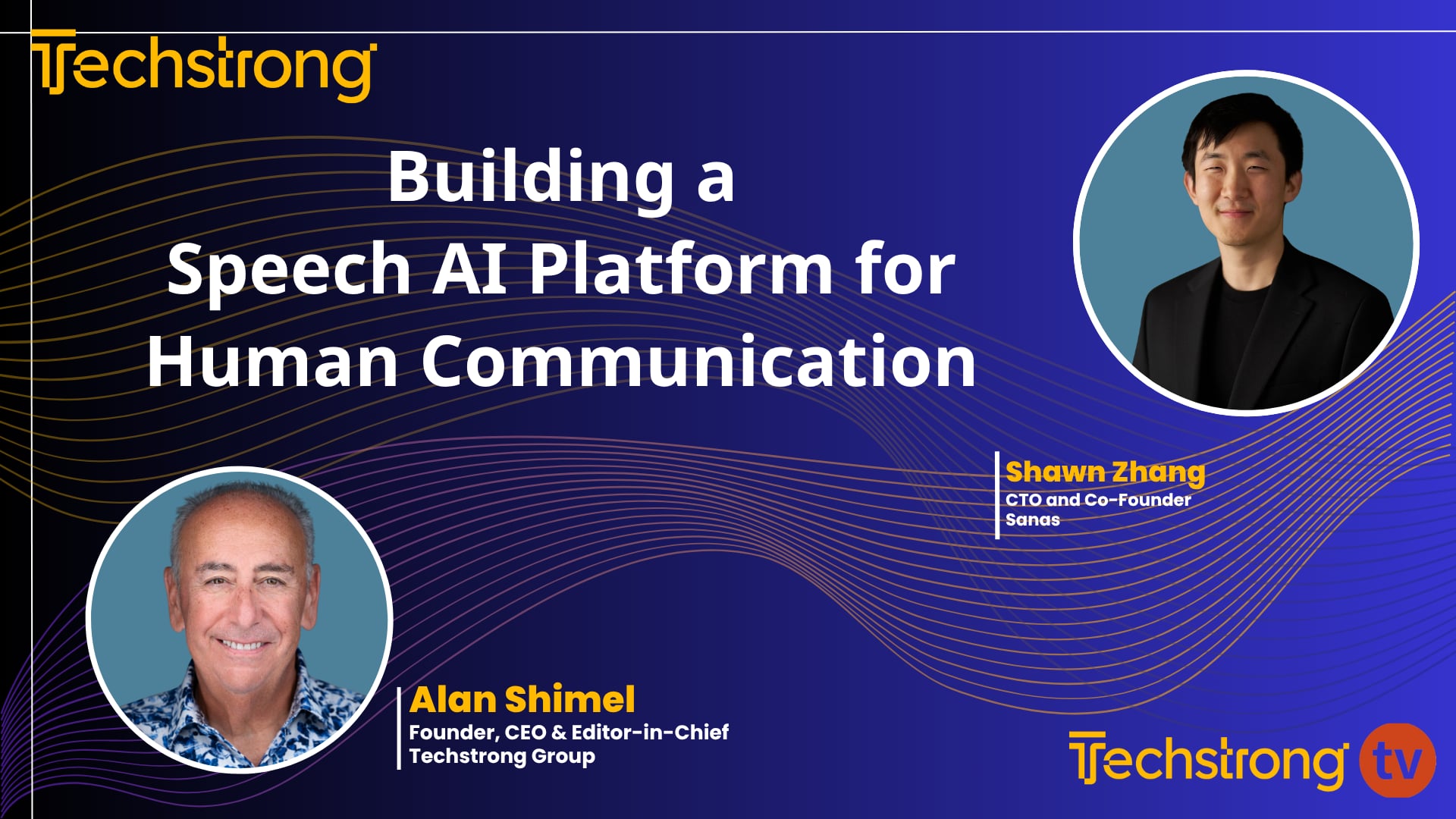 Building a Speech AI Platform for Human Communication