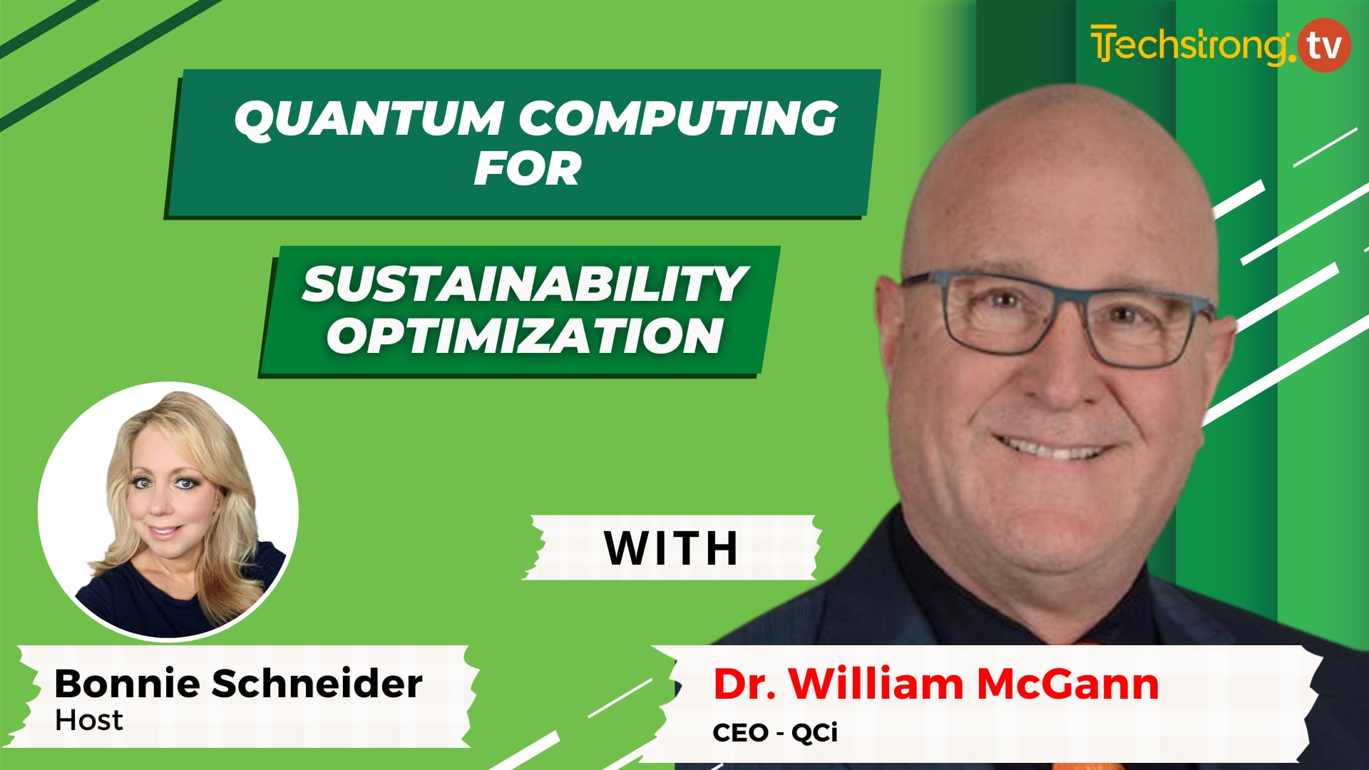 Quantum Computing for Sustainability Optimization with QCi's William McGann