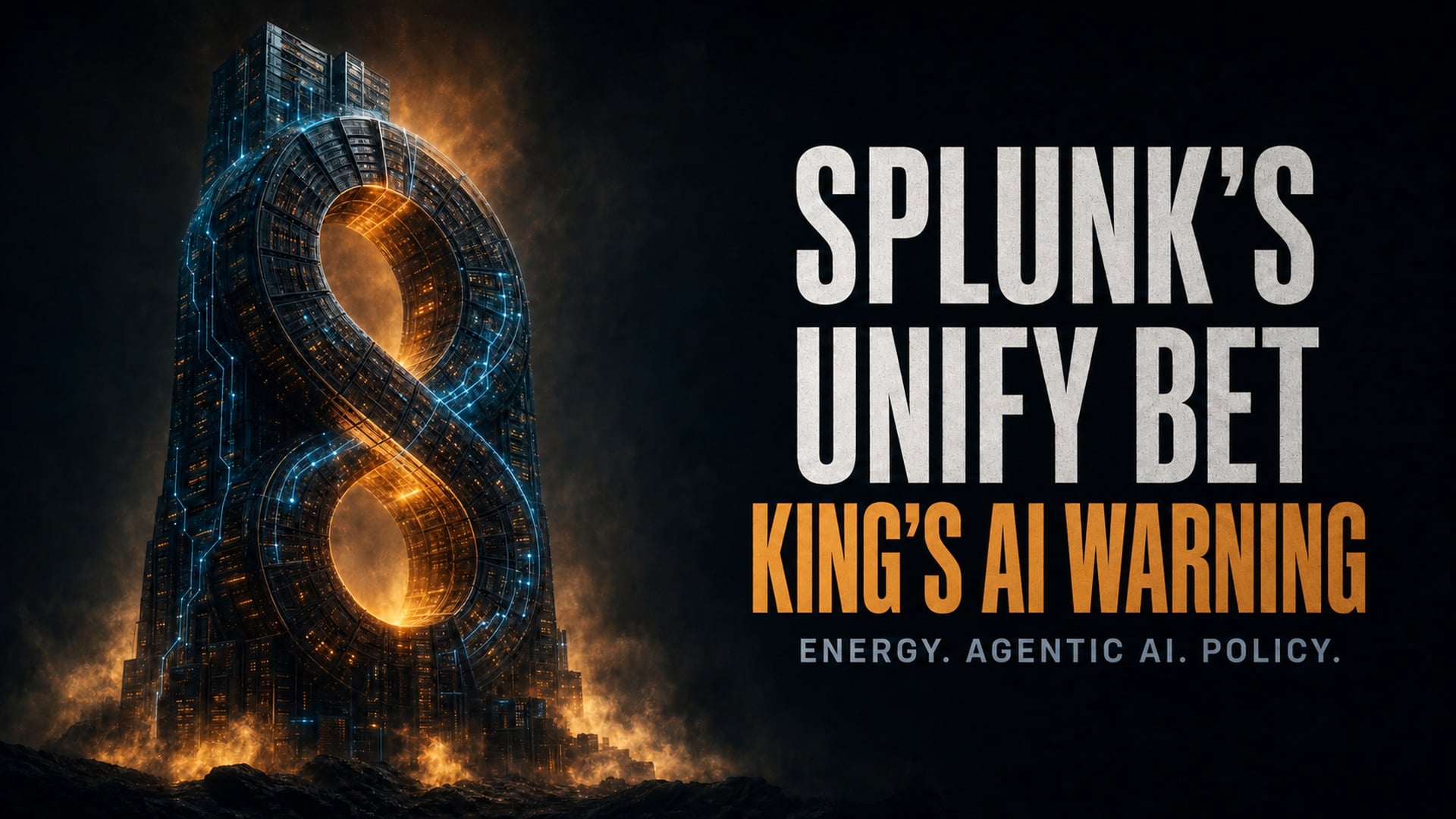 Splunk's Unification Bet, AI's Energy Bill, and a King's Warning to AI