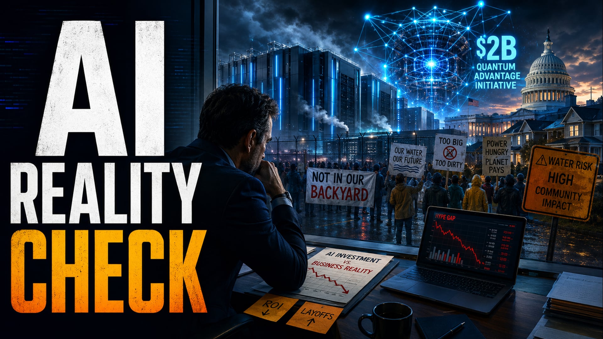 AI Job Panic Fades, Data Center Backlash and the Quantum Arms Race