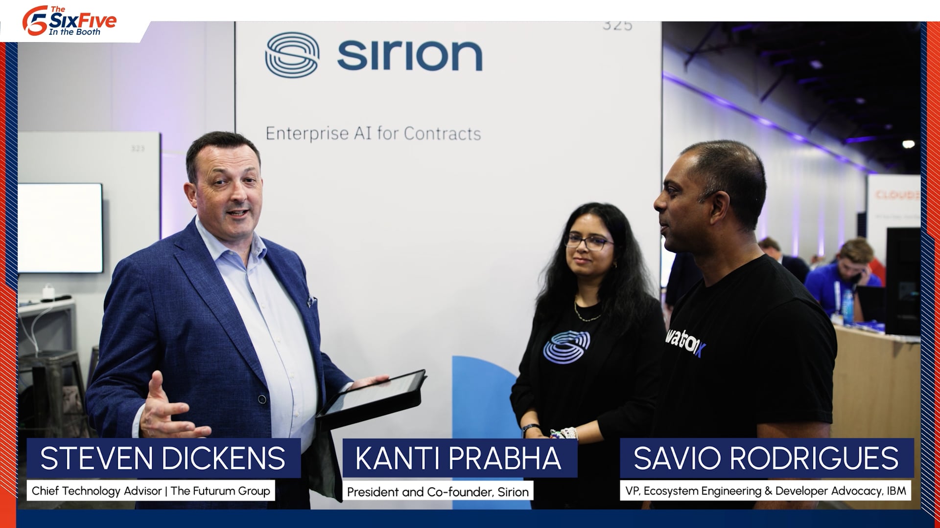 IBM Build Partners - Sirion at IBM TechXchange Conference