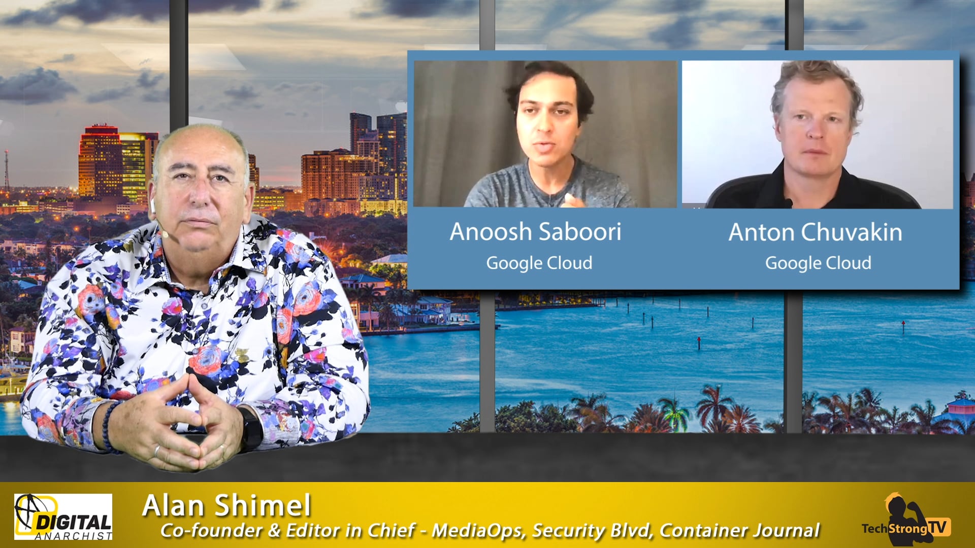 Anoosh Saboori & Anton Chuvakin - TechStrong TV