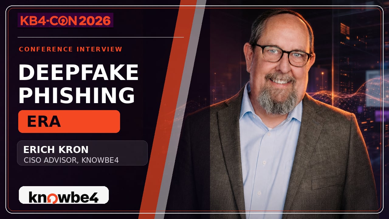 Erich Kron on Deepfakes, Phishing and Public Sector Ransomware | KB4-CON 2026