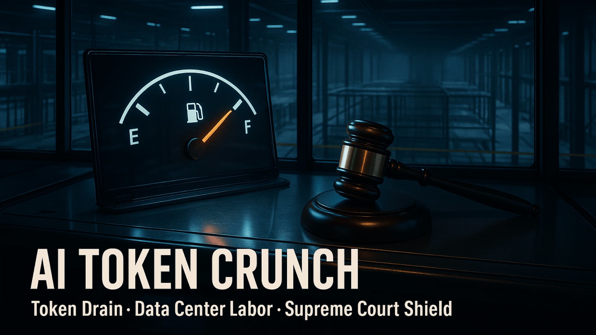 AI Token Drain Crisis | Data Center Labor Squeeze | Supreme Court Shield